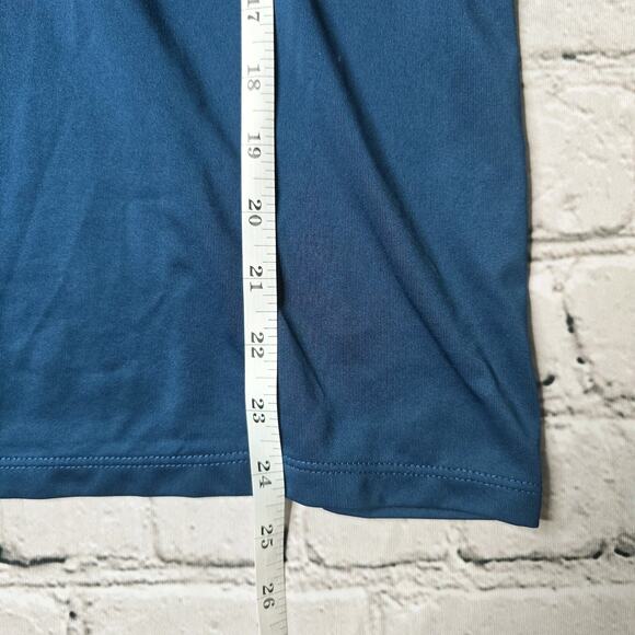 Nike Dri Fit Womens Short Sleeve Blue Tee Short Sleeve Crew Neck Tshirt Size Med - Picture 10 of 12
